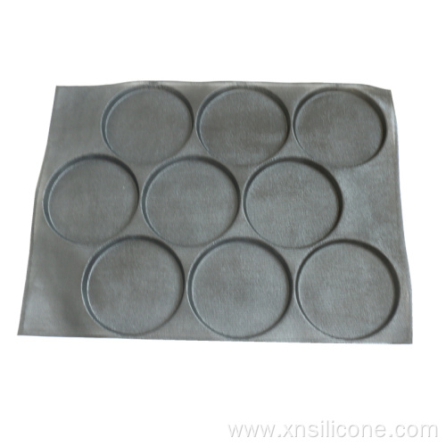 Food Grade Fiberglass Silicone Bakeware Burger Mold